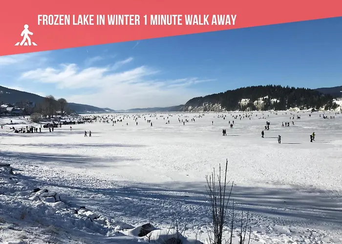 Appartamento Le Bananier Sur Le Avec Terrasse Et Parking Privé Le Chenit